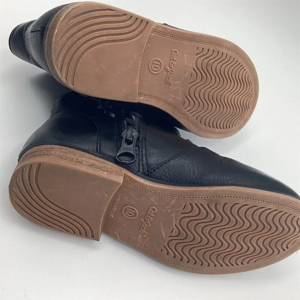 Cat & Jack Toddler Girls' Black Tiffy Ankle Booties Size‎ 10